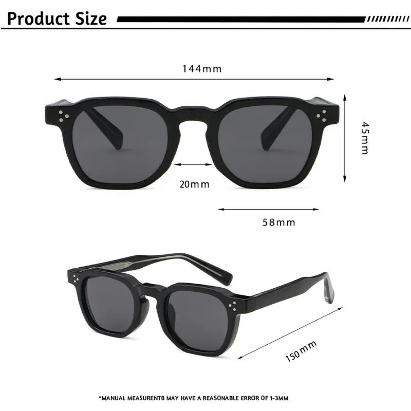 Lunettes de Soleil Carrées Rétro UV400
